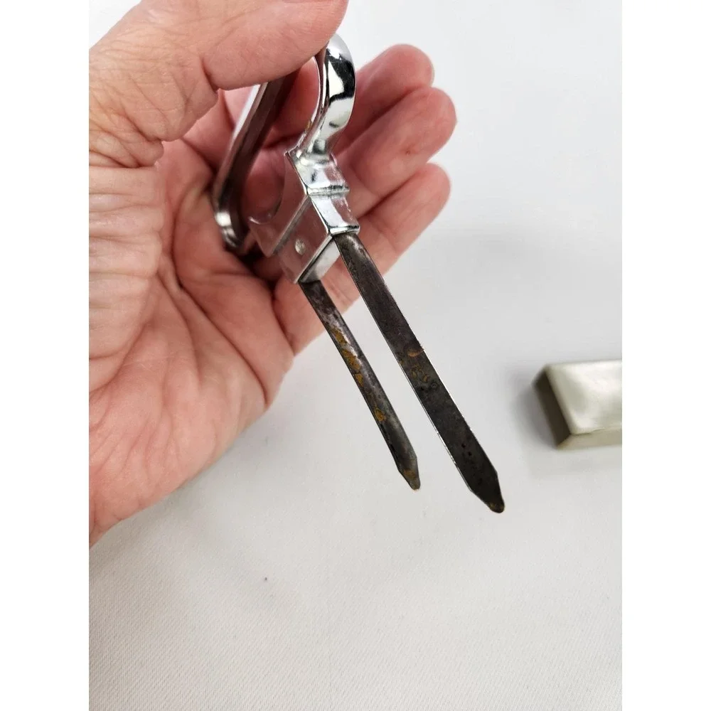 Irwinware two-Prong Cork Puller Remover Ah-So Old Wine Opener Beer Corkscrew Vtg